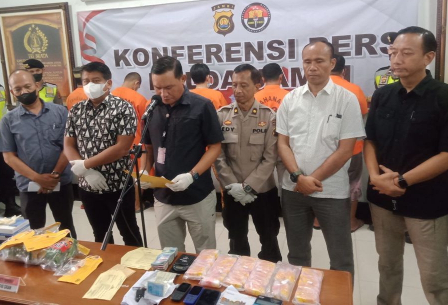 Ditresnarkoba Polda Jambi Gagalkan Peredaran Sabu Senilai Rp2,6 Miliar