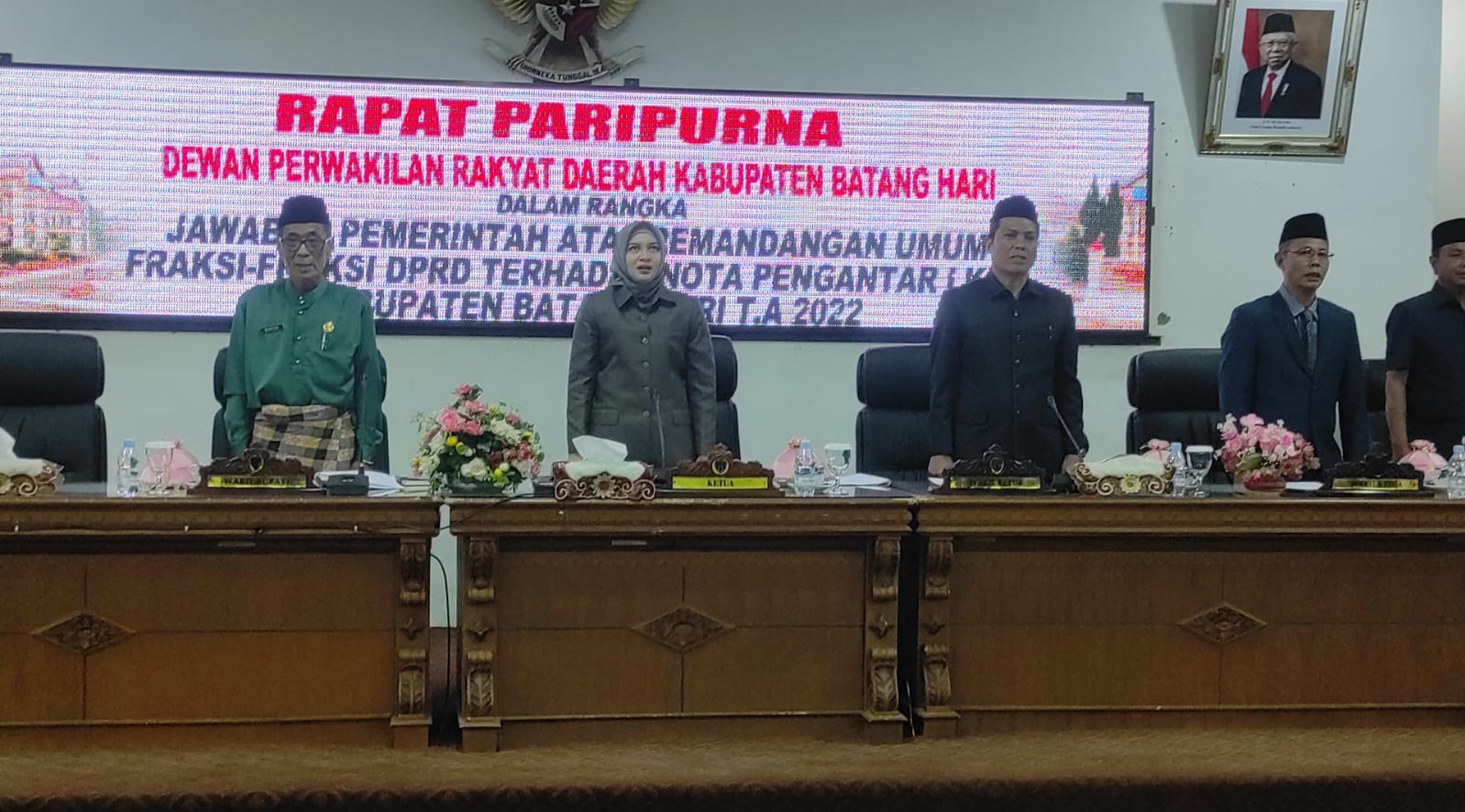 DPRD Kabupaten Batanghari Gelar Rapat Paripurna