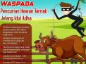 Waspada Pencurian Hewan Ternak Jelang Idul Adha