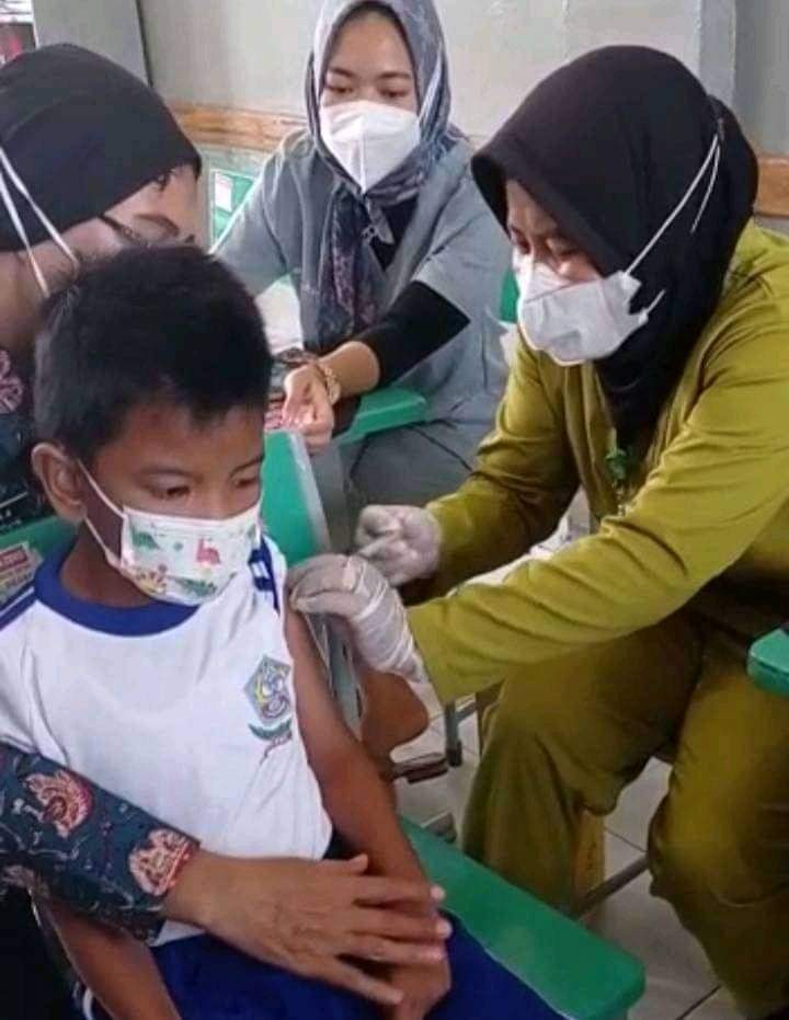 Capaian Vaksinasi Anak di Kota Jambi Capai 70 Persen