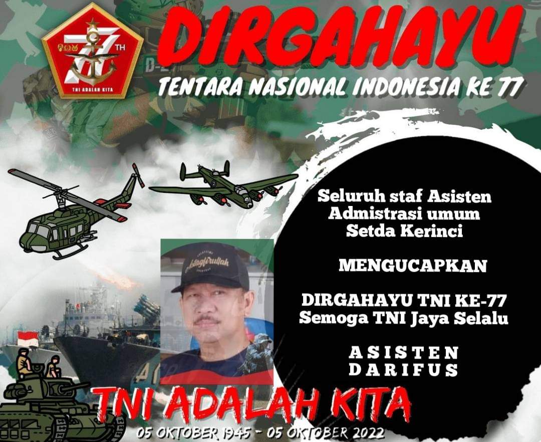 Dirgahayu TNI Ke-77