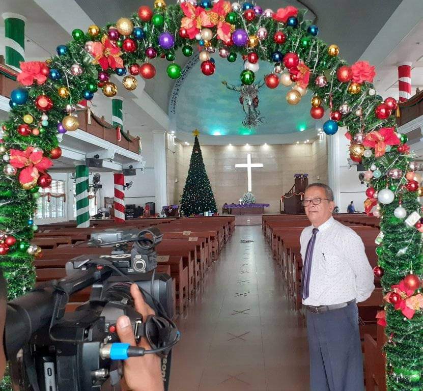 Persiapan Perayaan Natal di Gereja HKBP Jambi Sudah 90 Persen