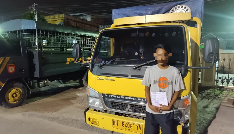 Satlantas Polresta Jambi Tindak Tegas Truk Batu Bara Melanggar Aturan