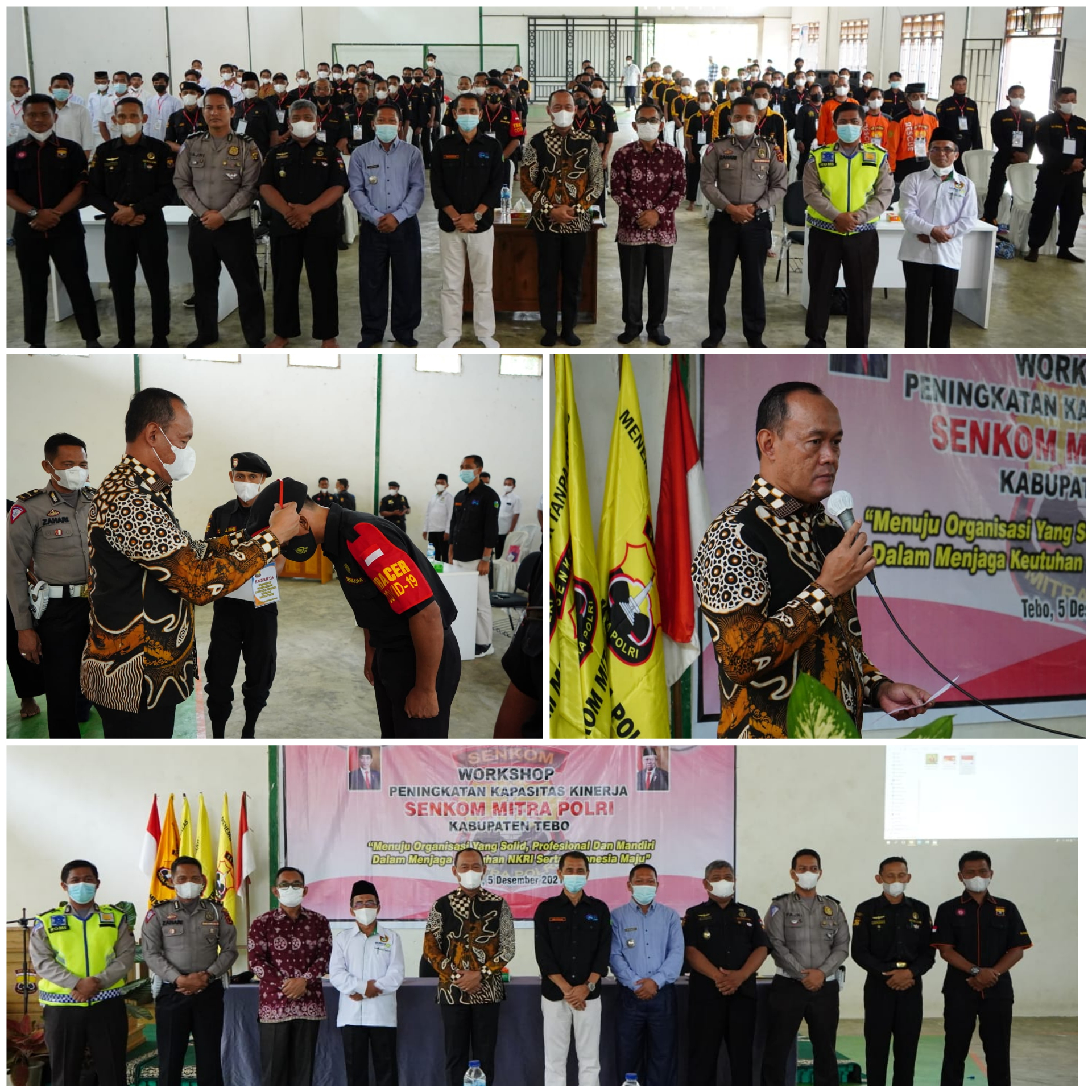 Bupati Sukandar Buka Workshop Peningkatan Kinerja Senkom Mitra Polri
