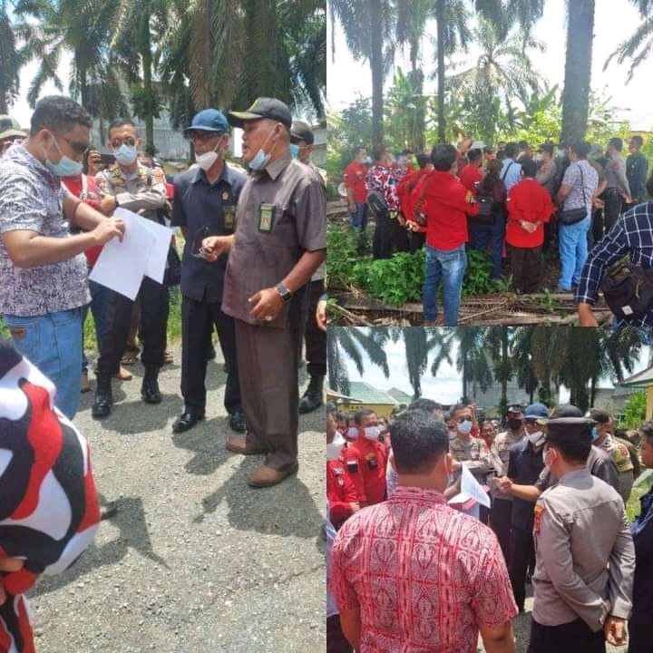 Eksekusi Lahan Oleh PN Kuala Tungkal di Desa Dataran Kempas Tanjab Barat Memanas