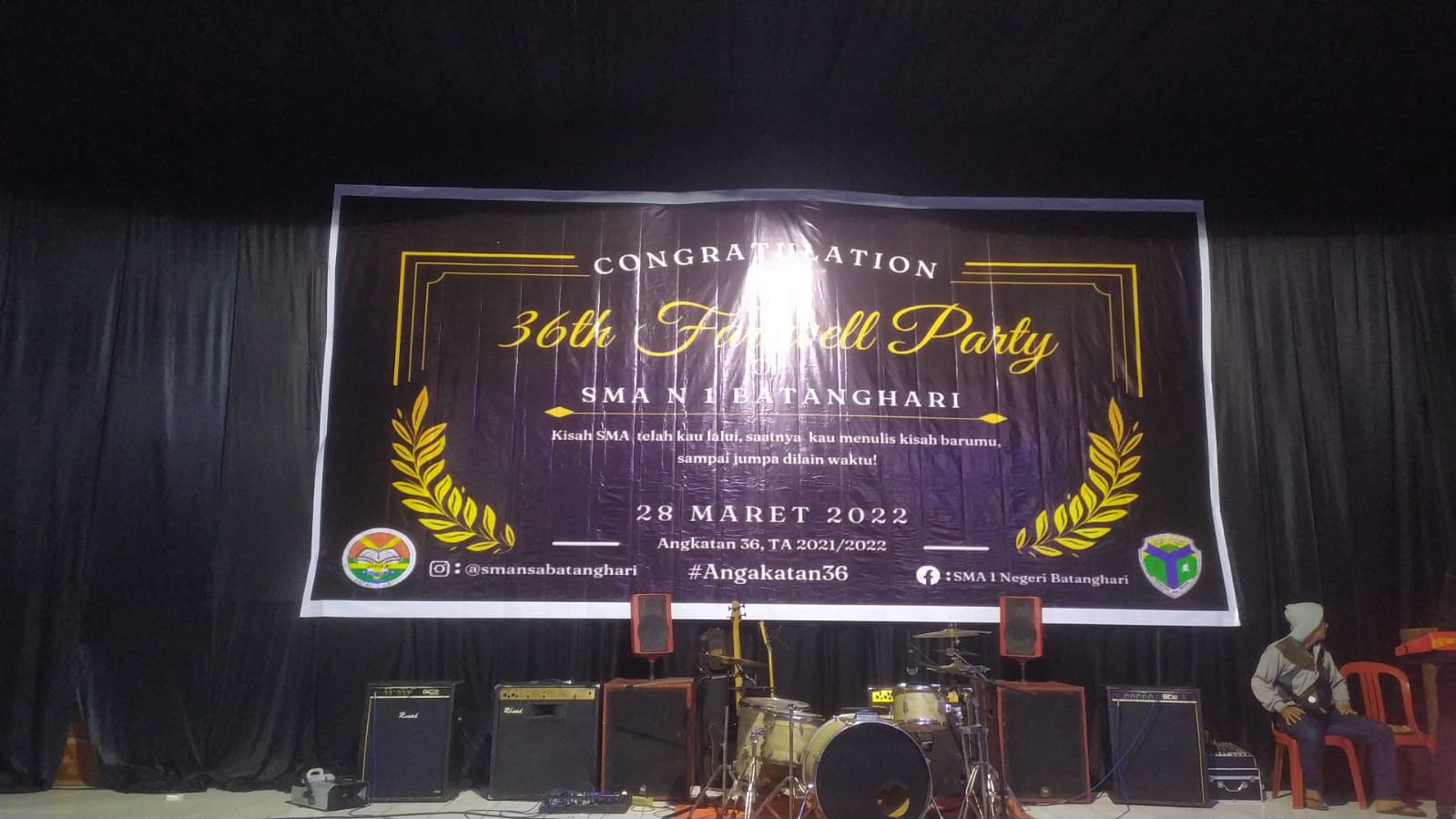 Congratulation 36 Th Farewell Party SMAN 1 Batanghari