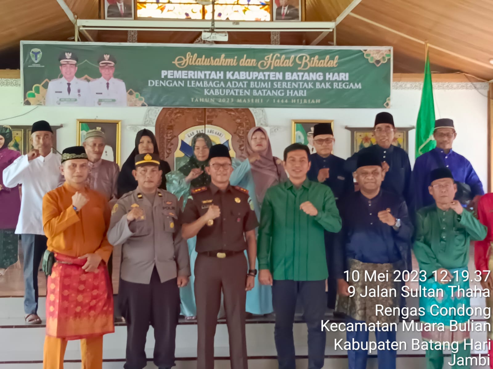 Silaturahmi Pemkab Batanghari dengan lembaga Adat Serentak bak Ragam Kabupaten Batanghari