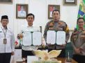 Pemkab Batanghari Dan Kapolres Lakukan Penandatanganan Naskah Perjanjian Hibah Daerah Untuk Pemilukada 2024