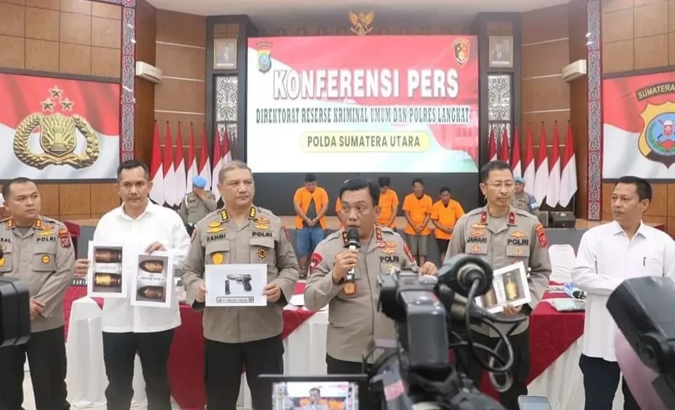 Polda Sumut Ringkus 5 Pelaku Penembak Mantan Anggota DPRD Langkat