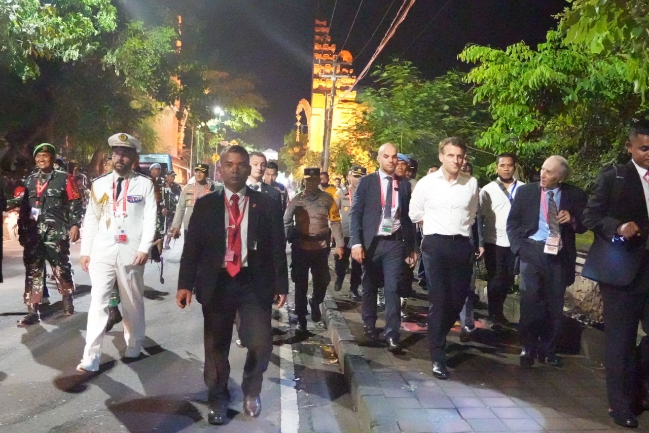 Kapolda Bali Terjun Langsung Kawal Pengamanan Presiden Prancis Emmanuel Macron