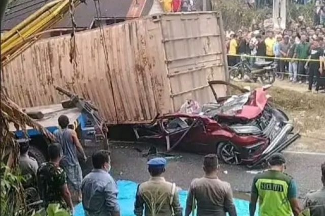 Lakalantas Maut di Merek Raya Simalungun Renggut 6 Nyawa