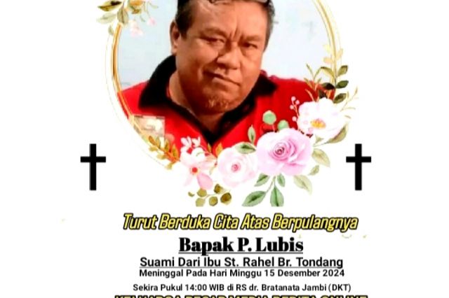 SJBNEWS.CO.ID Turut Berduka Cita Atas Meninggalnya Bapak P. Lubis
