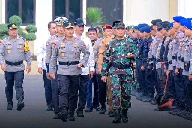 Danrem 042/Gapu Pimpin Apel Gelar Pasukan Operasi Lilin 2024