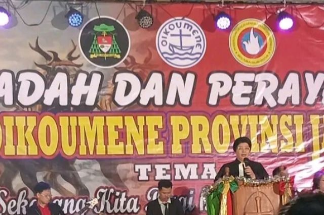 Ribuan Umat Kristiani Jambi Hadiri Perayaan Natal Oikoumene 2024
