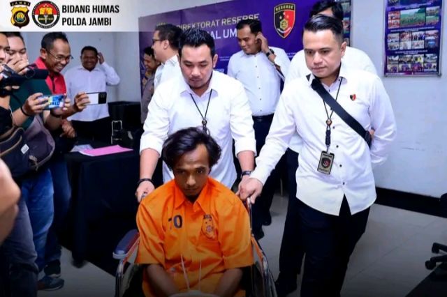 Polda Jambi Ringkus Buronan Pelaku Pembunuhan Sopir Travel