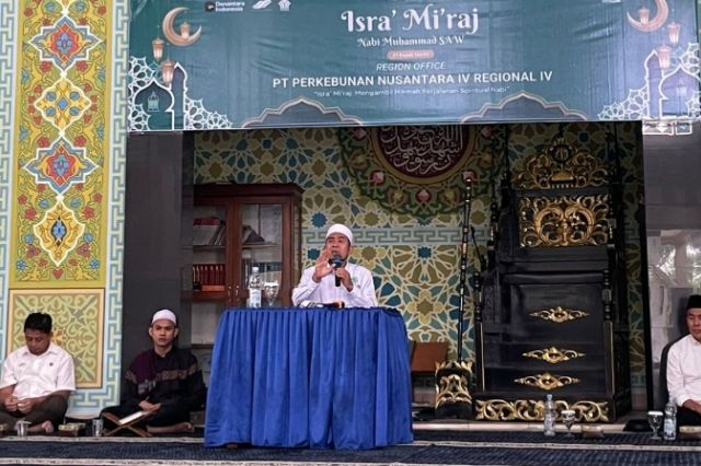Ikuti Sunnah Nabi Jadi Inti Isra Mi'raj di PTPN IV Regional IV