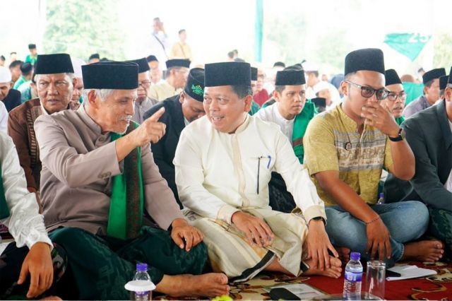 Sekertaris Daerah Mula P Rambe menghadiri peringatian Hari Santri Nasional Tingkat Kabupaten Batang Hari