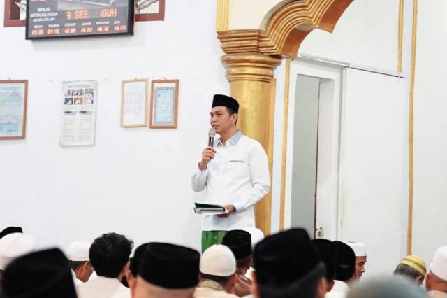 Bupati Batang Hari Sholat Idul Adha di Masjid Miftahul Huda Muara Bulian 