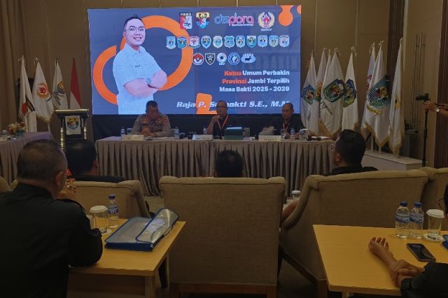 Raja P Surbakti Terpilih Secara Aklamasi Menjadi Ketua Umum Pengprov Perbakin Jambi periode 2025-2029