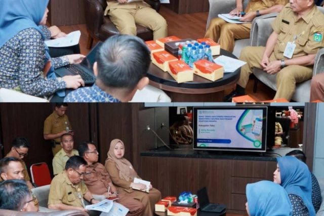 Wabup Tebo Terima Kunjungan Kepala BPJS Kesehatan Muara Bungo