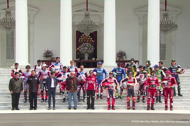 Presiden Jokowi Lepas Parade MotoGP di Jakarta