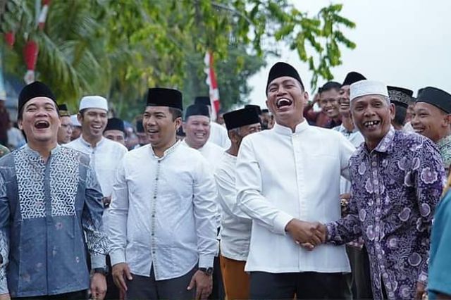 Bupati Batanghari menghadiri acara Peringatan Maulid Nabi Muhammad SAW Masjid Asy Syuhada