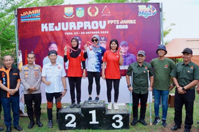 Wabup Tebo Buka Kejurprov Panjat Tebing FPTI Jambi 2025: Cetak Atlet Berprestasi dari Daerah