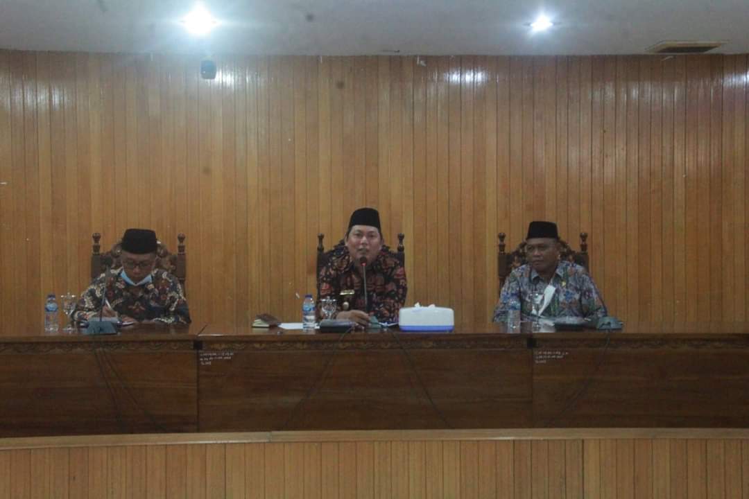 Wabup Pimpin Rapat Persiapan Pelaksanaan TC Kafilah MTQ Tanjab Barat