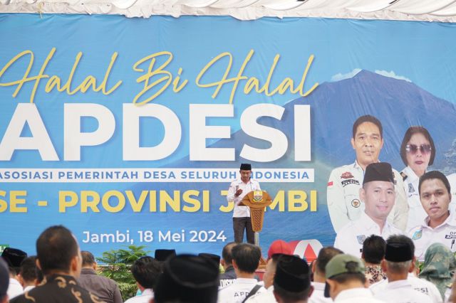 Gelar Halal Bi Halal, APDESI Jambi Solid Dukung Program Jambi Mantap