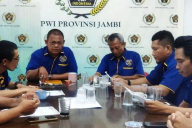 Persiapan Mengikuti Porwanas 2024, Pengurus PWI Provinsi Jambi Gelar Rakor