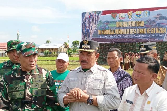 Hadiri Penutupan TMMD Ke 120, Pj Bupati Asraf : Kegiatan Ini Sangat Bermanfaat Bagi Masyarakat.