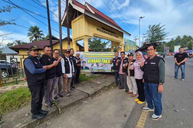 Lembaga Cegah Kejahatan Indonesia (LCKI) DPD Kabupaten Merangin Berbagi Takjil