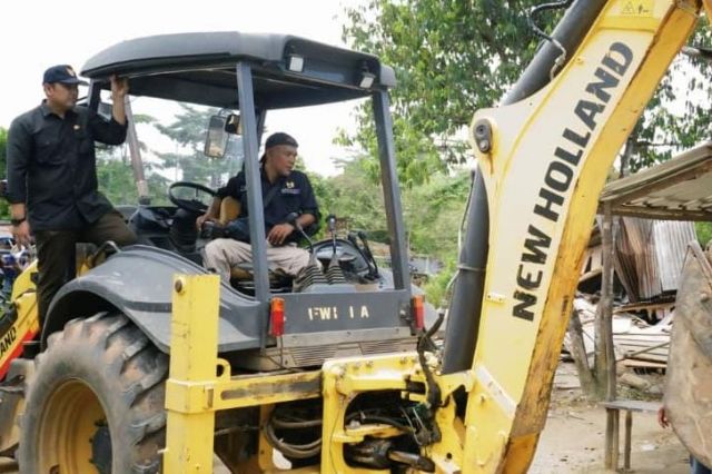 Tepati Janji, Bupati H M Syukur ‘Ratakan’ Rumah-rumah Prostitusi