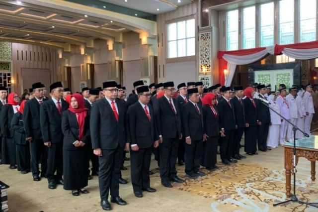 Wali Kota Jambi Maulana Lantik 128 Pejabat, Sembilan di Antaranya Alami Rotasi Jabatan Eselon II