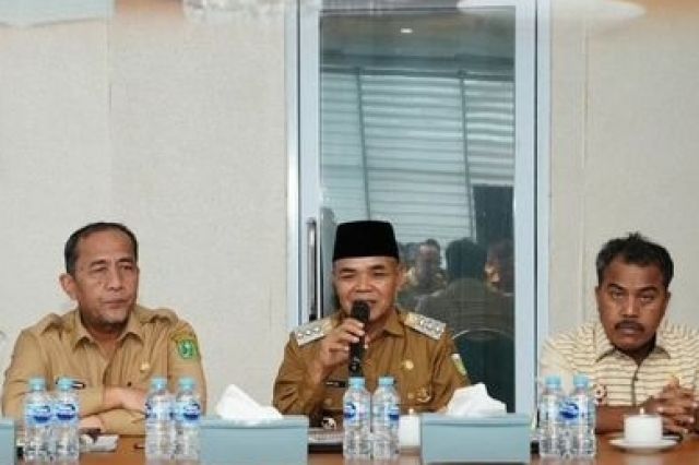 Pj Bupati Tebo H. Aspan kunker ke Kabupaten Indragiri