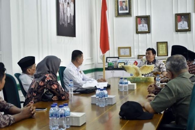 Bupati Batanghari M.Arif Terima kunjungan dari ketua komisi informasi Provinsi Jambi