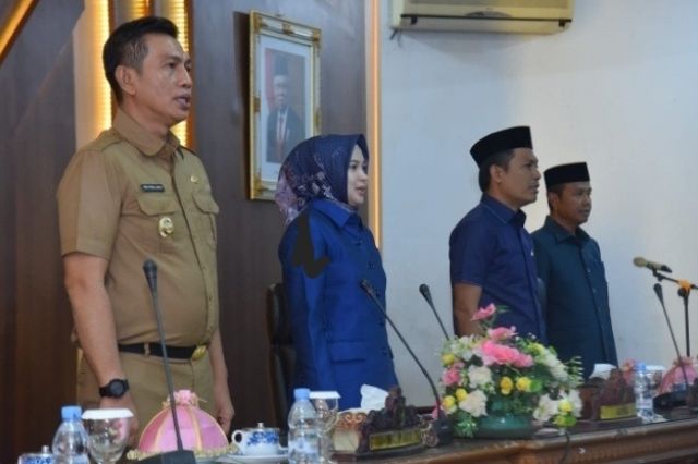 Bupati Fadhil Arief Hadiri Persetujuan Dewan Terkait Aset Daerah Batang Hari Dalam Rapat Paripurna DPRD