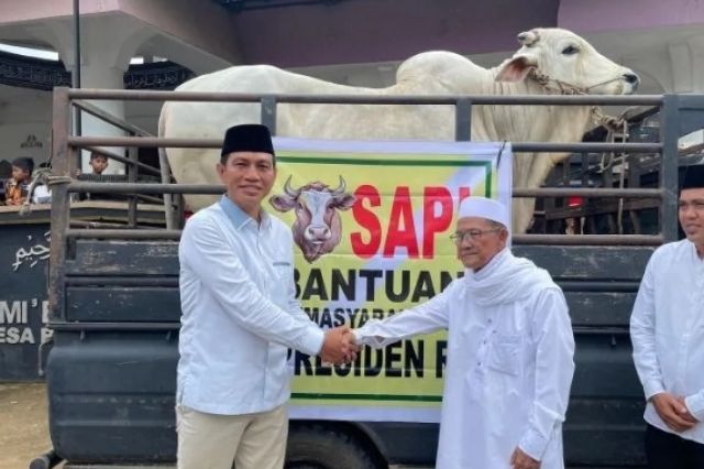 Bupati Batanghari salurkan bantuan hewan kurban dari Presiden RI