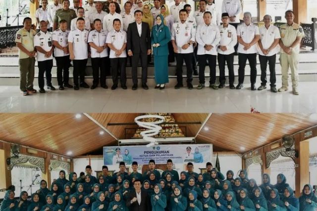 Bupati Batang Hari Mhd.Fadhil Arief melantik Ketua dan pengurus TP-PKK Kabupaten Batanghari